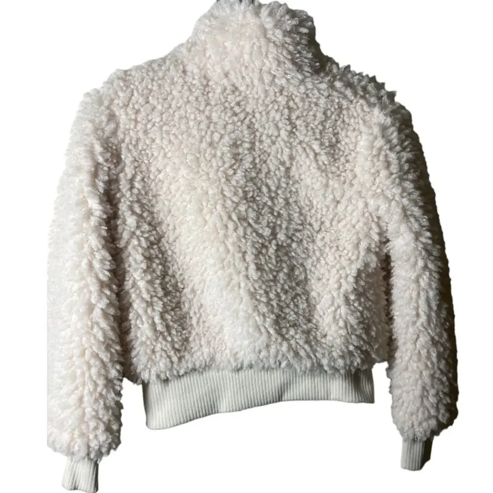 Kendall + Kylie Off White Soft Cropped Jacket